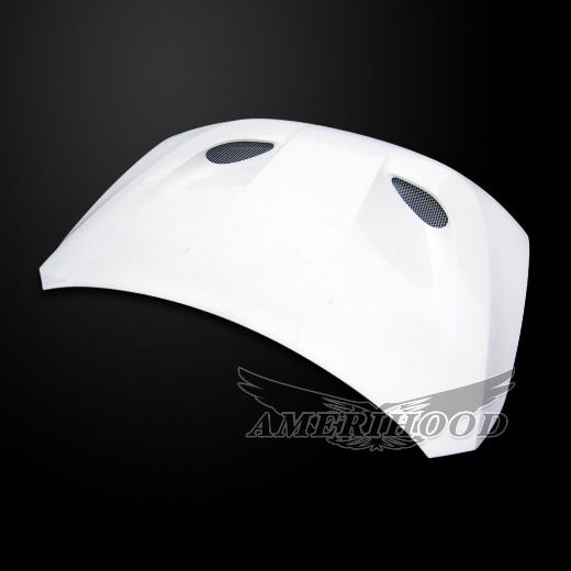 AmeriHood Fiberglass Hood  -- SRT8 Style Functional Heat Extraction