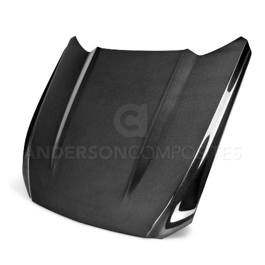 Anderson Composites Carbon Fiber Hood - OE Type