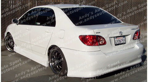 Andy's Auto Sport C-Style Body Kit - Rear Bumper