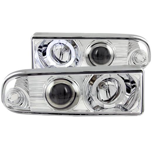 Anzo Projector Headlights - With Halo Chrome