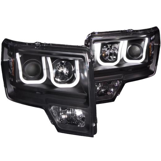 Anzo Projector Headlights - With U-Bar Black