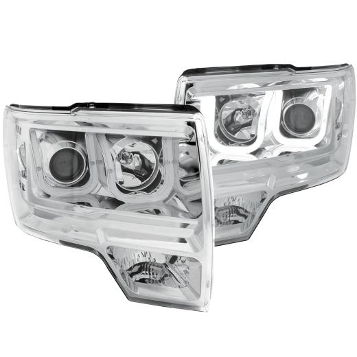 Anzo Projector Headlights - With U-Bar Chrome