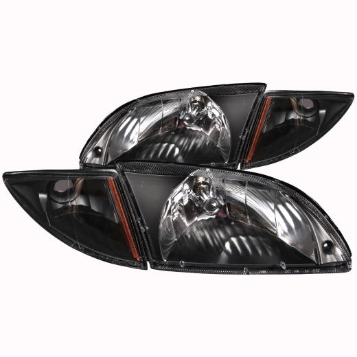 Anzo Crystal Headlights - Black