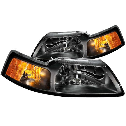 Anzo Crystal Headlights - Black