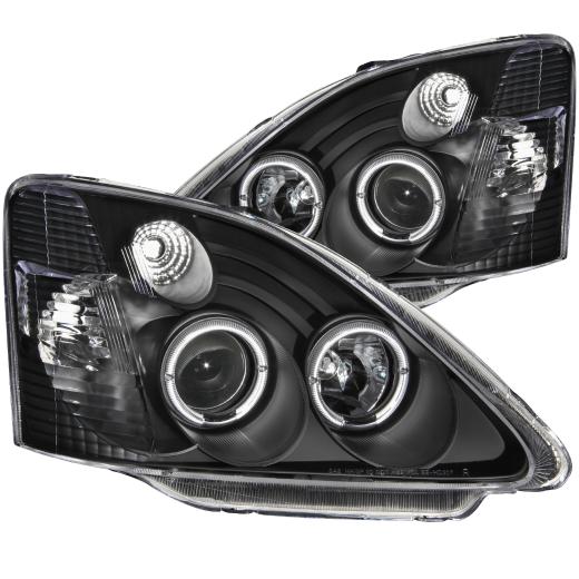 Anzo Projector Headlights - With Halo Black