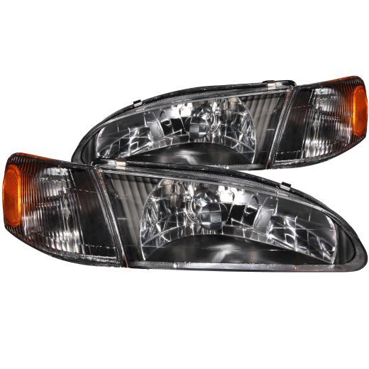 Anzo Crystal Headlights - Black