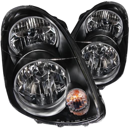 Anzo Crystal Headlights - Black