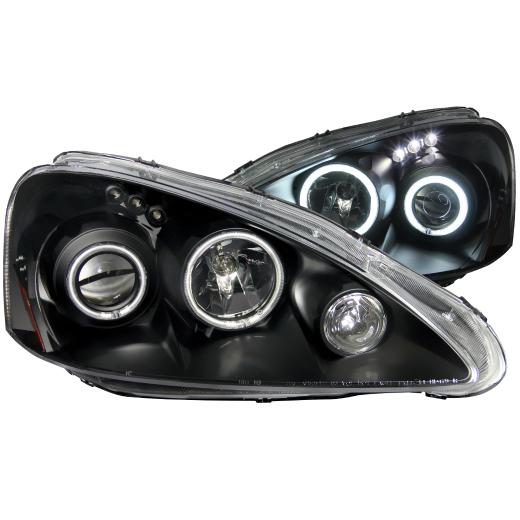 Anzo Projector Headlights - With Halo Black