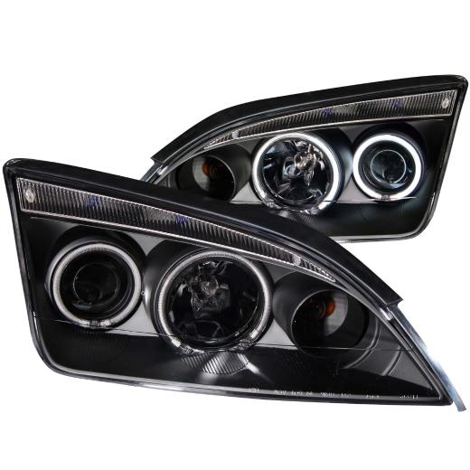 Anzo Projector Headlights - With Halo Black