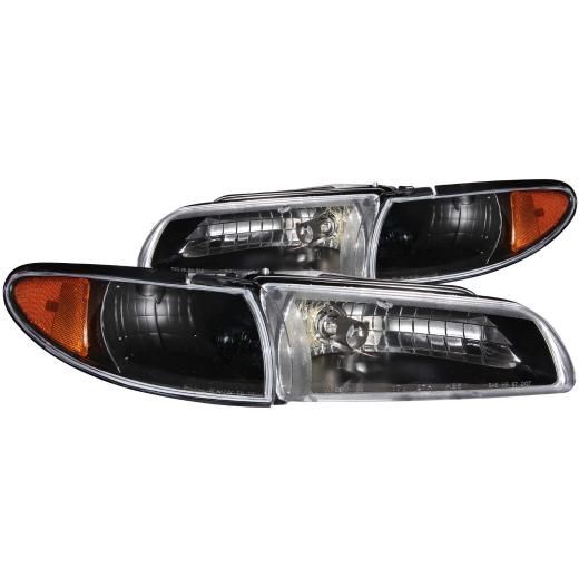 Anzo Crystal Headlights - Black