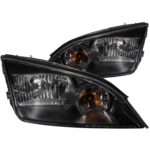 Anzo Crystal Headlights - Black