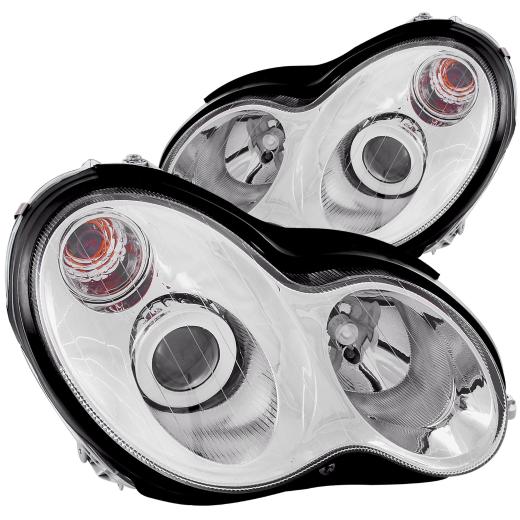 Anzo Projector Headlights - With Halo Chrome