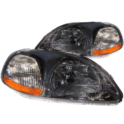 Anzo Crystal Headlights - Gun-Metal Gray