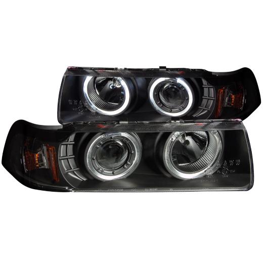 Anzo Projector Headlights - With Halo Black G2 1 pc