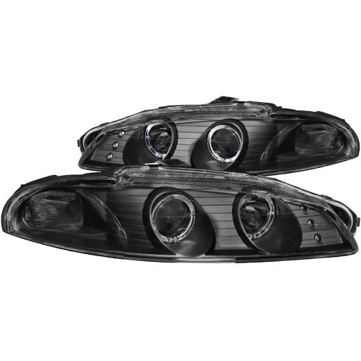 Anzo Projector Headlights - With Halo Black G2