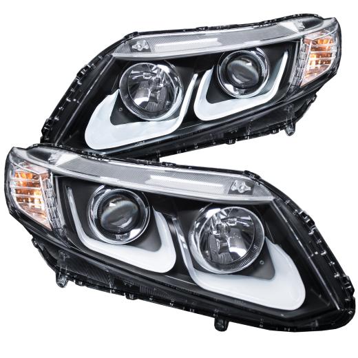 Anzo Projector Headlights - With U-Bar Black