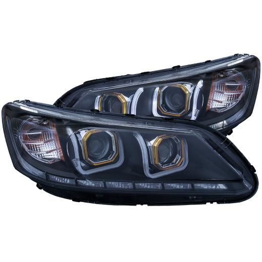 Anzo Projector Headlights - With U-Bar Black