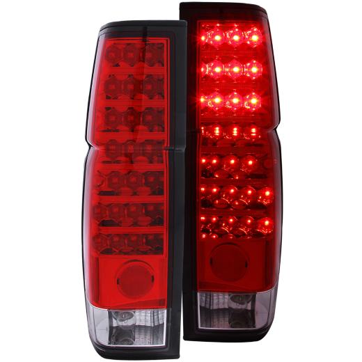 Anzo LED Taillights - Red/Clear