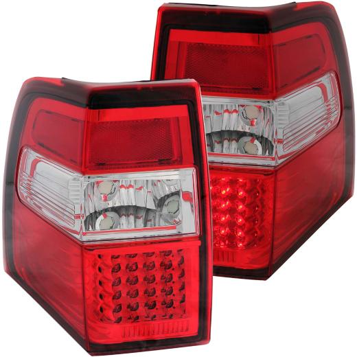 Anzo LED Taillights - Red/Clear