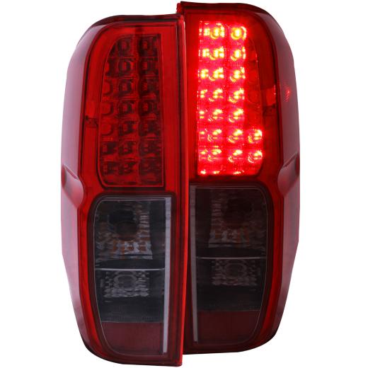 Anzo LED Taillights - Red/Smoke