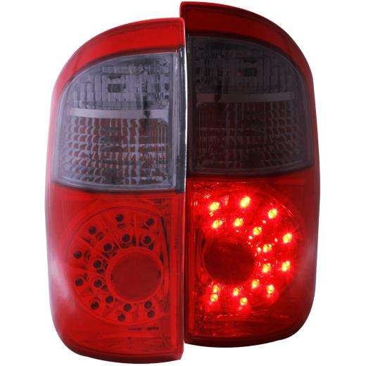 Anzo LED Taillights - Red/Smoke