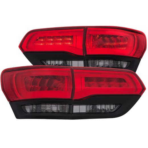 Anzo LED Taillights - Red/Smoke