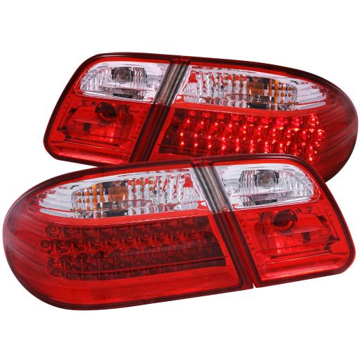 Anzo LED Taillights - Red/Clear