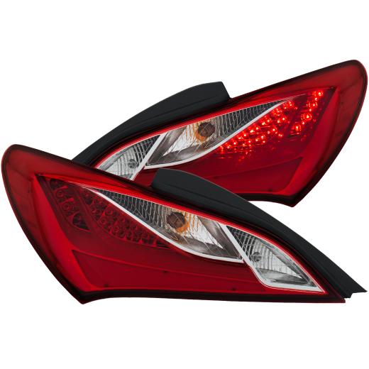 Anzo LED Taillights - Red/Clear