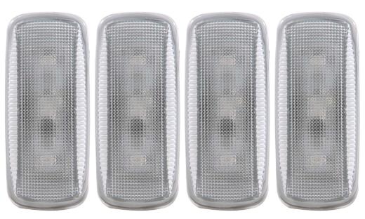 Anzo LED Fender Light Kit - Clear 2 - Piece Amber / 2 - Piece Red