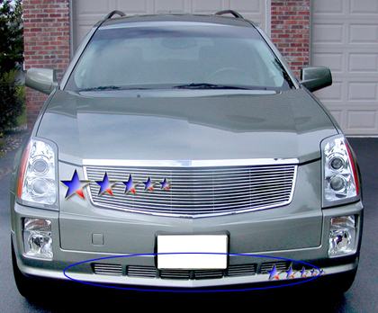 APS Polished Aluminum Lower Bumper Grille