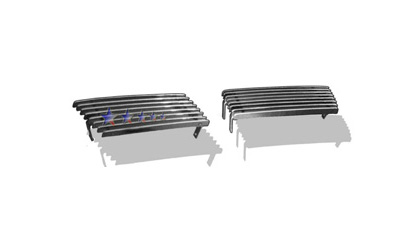 APS Cut-Out Grilles - Aluminum Side Bumper Inserts 