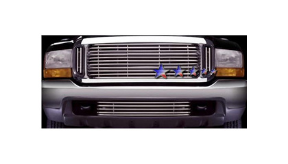 APS Bolt-Over Grilles - Tubular Stainless Steel Center