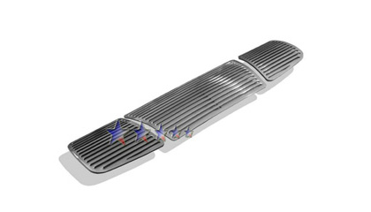 APS Bolt-Over Grilles - Machined Aluminum w/o Logo Opening