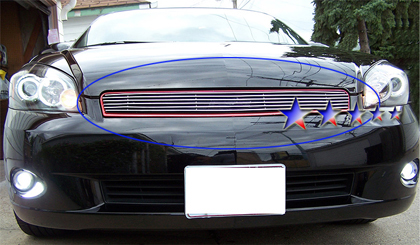 APS Polished Aluminum Main Upper Grille