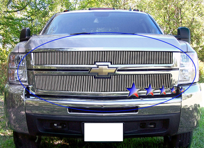 APS Polished Aluminum Main Upper Grille