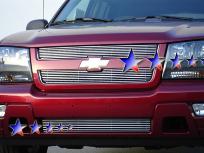 APS Polished Aluminum Lower Bumper Grille