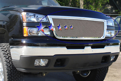 APS Chrome Stainless Steel Main Upper Grille