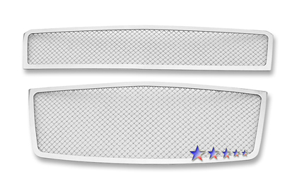 APS Chrome Stainless Steel Main Upper + Lower Bumper Grille