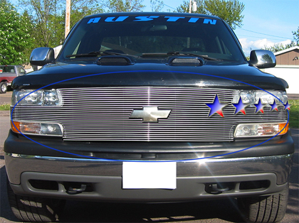 APS Polished Aluminum Main Upper Grille