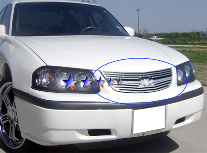 APS Polished Aluminum Main Upper Grille