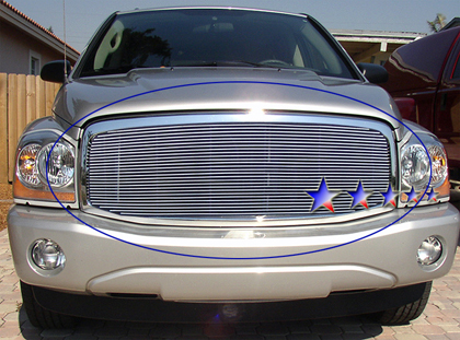 APS Polished Aluminum Main Upper Grille