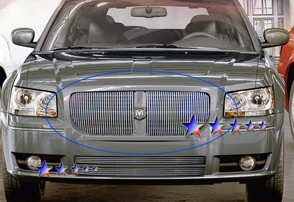 APS Polished Aluminum Main Upper Grille