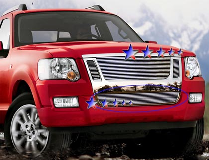 APS Polished Aluminum Lower Bumper Grille