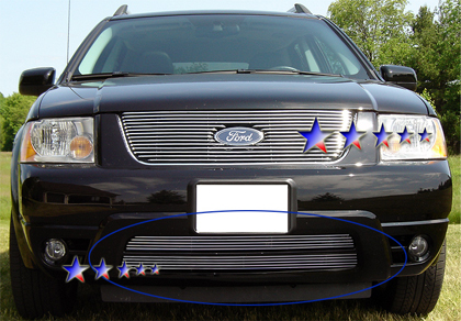 APS Polished Aluminum Lower Bumper Grille