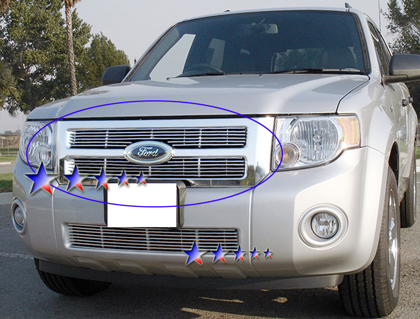 APS Polished Aluminum Main Upper Grille