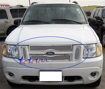 APS Chrome Stainless Steel Main Upper Grille