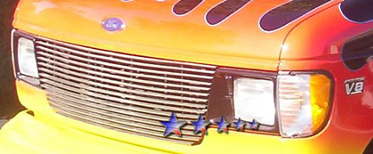 APS Polished Aluminum Main Upper Grille