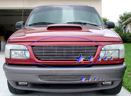 APS Polished Aluminum Main Upper Grille