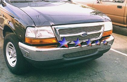 APS Polished Aluminum Lower Bumper Grille