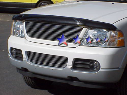 APS Polished Aluminum Lower Bumper Grille